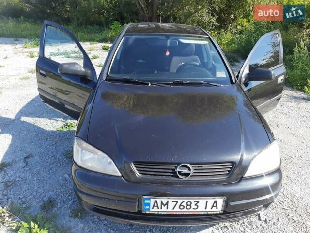 Чорний Опель Астра, об'ємом двигуна 1.6 л та пробігом 220 тис. км за 3500 $, фото 1 на Automoto.ua
