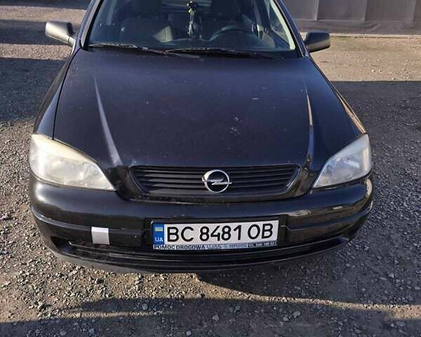 Черный Опель Астра, объемом двигателя 1.6 л и пробегом 217 тыс. км за 3800 $, фото 8 на Automoto.ua