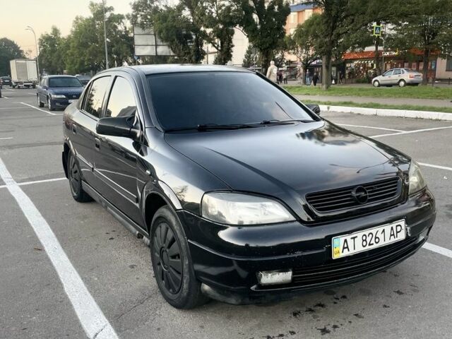 Черный Опель Астра, объемом двигателя 1.4 л и пробегом 278 тыс. км за 2699 $, фото 1 на Automoto.ua