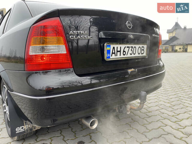 Чорний Опель Астра, об'ємом двигуна 1.36 л та пробігом 198 тис. км за 3950 $, фото 5 на Automoto.ua