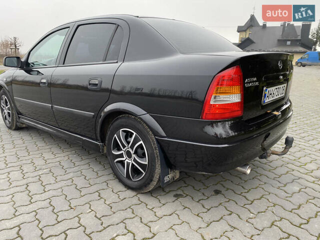 Чорний Опель Астра, об'ємом двигуна 1.36 л та пробігом 198 тис. км за 3950 $, фото 3 на Automoto.ua