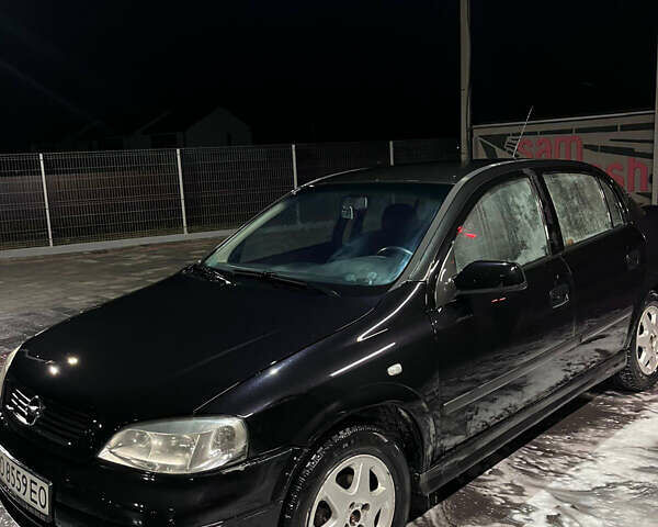 Чорний Опель Астра, об'ємом двигуна 1.4 л та пробігом 338 тис. км за 2300 $, фото 2 на Automoto.ua