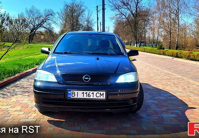 Чорний Опель Астра, об'ємом двигуна 1.6 л та пробігом 260 тис. км за 4150 $, фото 7 на Automoto.ua