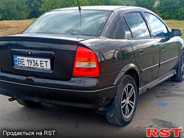 Чорний Опель Астра, об'ємом двигуна 1.6 л та пробігом 240 тис. км за 2800 $, фото 6 на Automoto.ua
