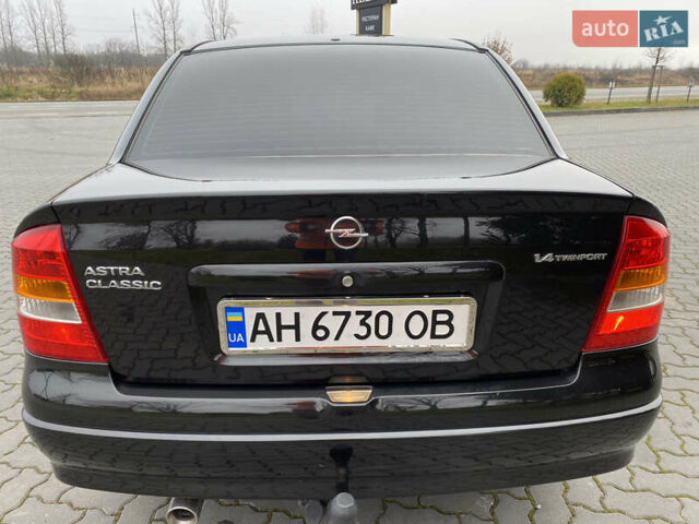 Чорний Опель Астра, об'ємом двигуна 1.36 л та пробігом 198 тис. км за 3950 $, фото 6 на Automoto.ua