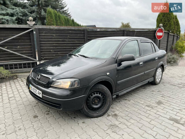 Черный Опель Астра, объемом двигателя 1.4 л и пробегом 157 тыс. км за 2500 $, фото 3 на Automoto.ua