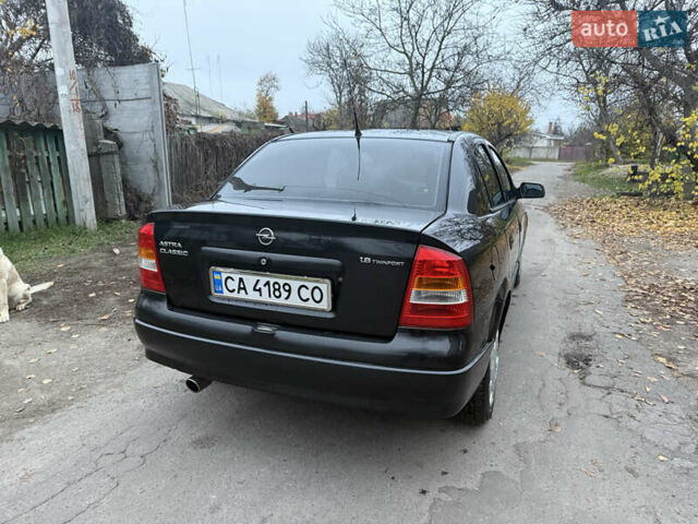 Чорний Опель Астра, об'ємом двигуна 1.6 л та пробігом 250 тис. км за 3650 $, фото 8 на Automoto.ua