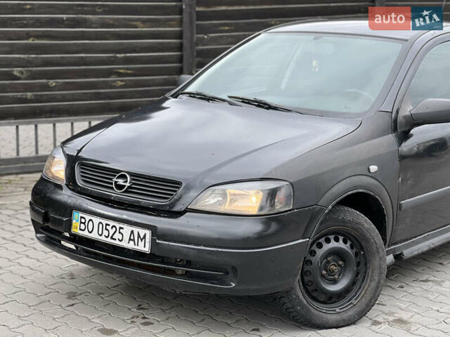 Чорний Опель Астра, об'ємом двигуна 1.4 л та пробігом 159 тис. км за 1999 $, фото 1 на Automoto.ua