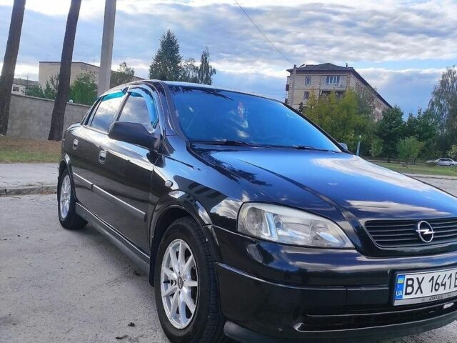 Чорний Опель Астра, об'ємом двигуна 1.6 л та пробігом 194 тис. км за 3900 $, фото 3 на Automoto.ua