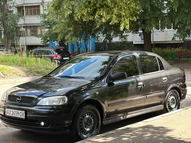 Черный Опель Астра, объемом двигателя 1.6 л и пробегом 137 тыс. км за 3700 $, фото 11 на Automoto.ua