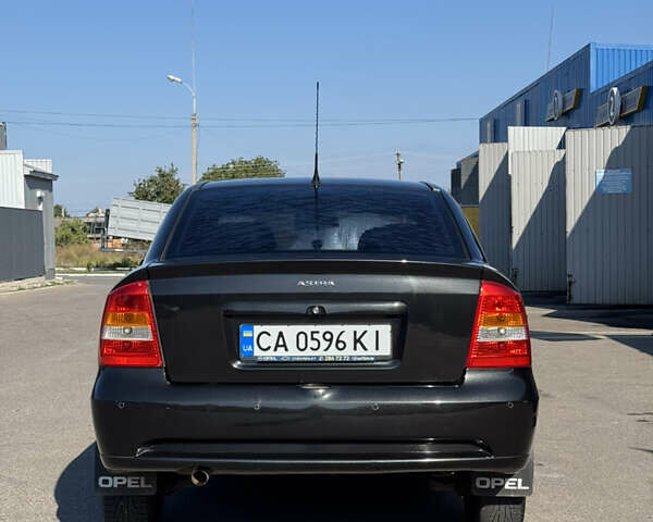 Чорний Опель Астра, об'ємом двигуна 1.6 л та пробігом 176 тис. км за 4700 $, фото 5 на Automoto.ua