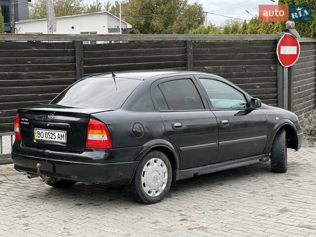 Черный Опель Астра, объемом двигателя 1.4 л и пробегом 157 тыс. км за 2500 $, фото 19 на Automoto.ua