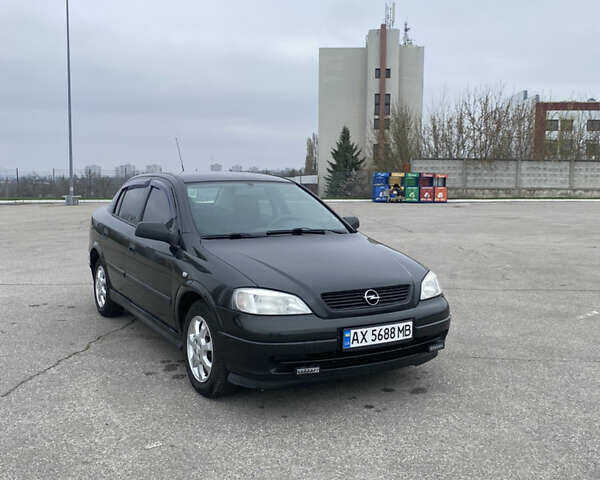 Чорний Опель Астра, об'ємом двигуна 1.6 л та пробігом 215 тис. км за 4100 $, фото 7 на Automoto.ua