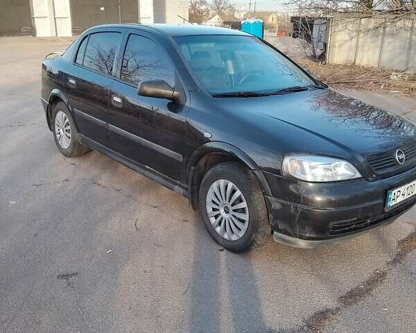 Чорний Опель Астра, об'ємом двигуна 1.4 л та пробігом 160 тис. км за 3100 $, фото 3 на Automoto.ua