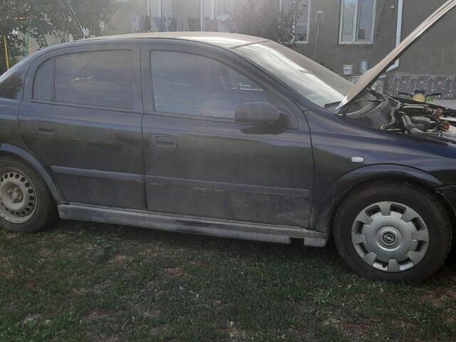 Черный Опель Астра, объемом двигателя 1.6 л и пробегом 100 тыс. км за 2700 $, фото 7 на Automoto.ua