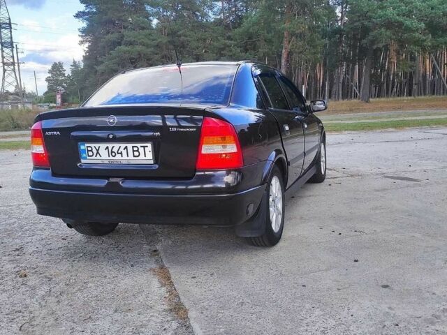 Чорний Опель Астра, об'ємом двигуна 1.6 л та пробігом 194 тис. км за 3900 $, фото 9 на Automoto.ua