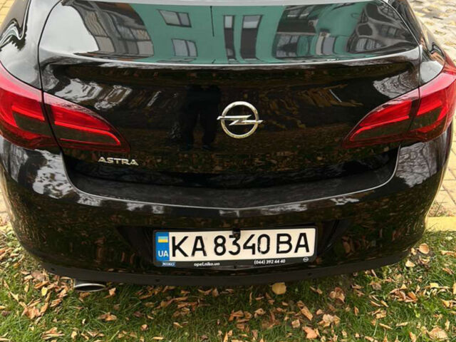 Чорний Опель Астра, об'ємом двигуна 1.4 л та пробігом 91 тис. км за 12300 $, фото 2 на Automoto.ua