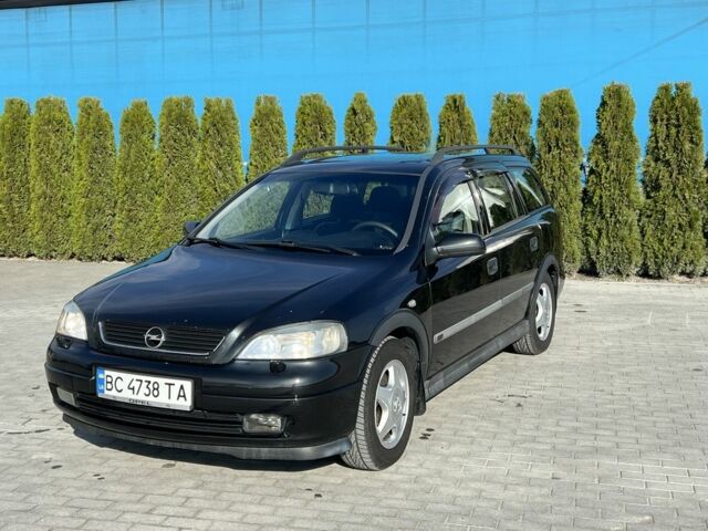 Черный Опель Астра, объемом двигателя 2 л и пробегом 293 тыс. км за 2150 $, фото 1 на Automoto.ua