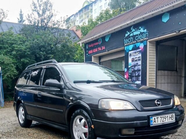 Черный Опель Астра, объемом двигателя 1.6 л и пробегом 350 тыс. км за 2650 $, фото 16 на Automoto.ua