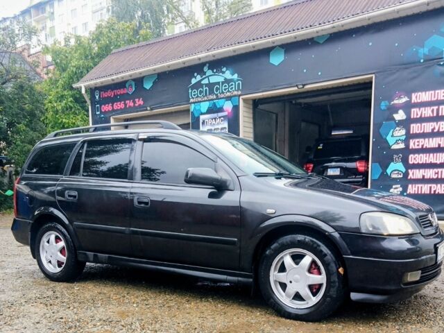 Черный Опель Астра, объемом двигателя 1.6 л и пробегом 350 тыс. км за 2650 $, фото 12 на Automoto.ua