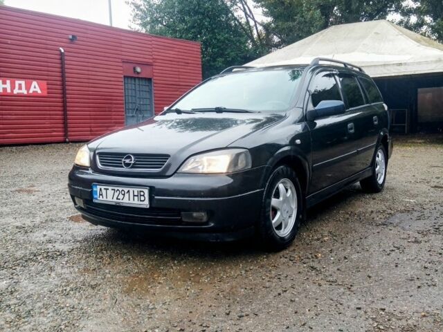 Черный Опель Астра, объемом двигателя 1.6 л и пробегом 350 тыс. км за 2650 $, фото 3 на Automoto.ua