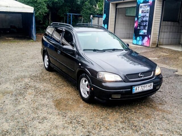 Черный Опель Астра, объемом двигателя 1.6 л и пробегом 350 тыс. км за 2650 $, фото 1 на Automoto.ua