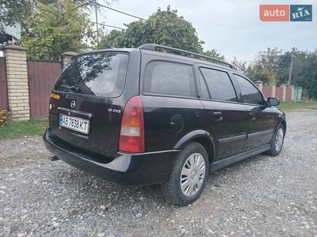 Черный Опель Астра, объемом двигателя 1.6 л и пробегом 232 тыс. км за 3000 $, фото 3 на Automoto.ua
