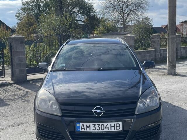 Черный Опель Астра, объемом двигателя 1.7 л и пробегом 320 тыс. км за 4250 $, фото 1 на Automoto.ua