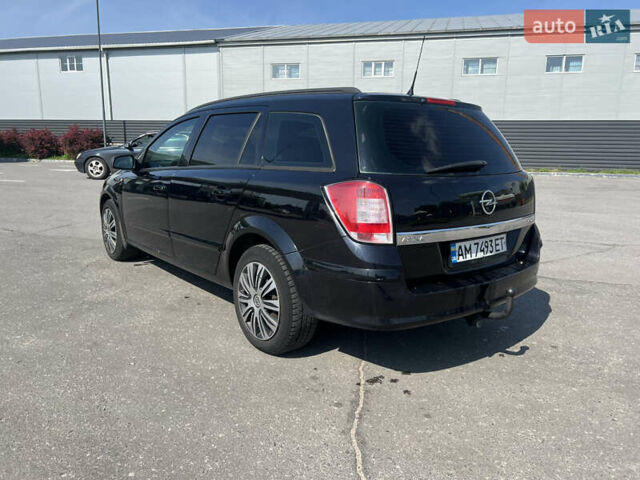 Черный Опель Астра, объемом двигателя 1.6 л и пробегом 208 тыс. км за 4000 $, фото 7 на Automoto.ua
