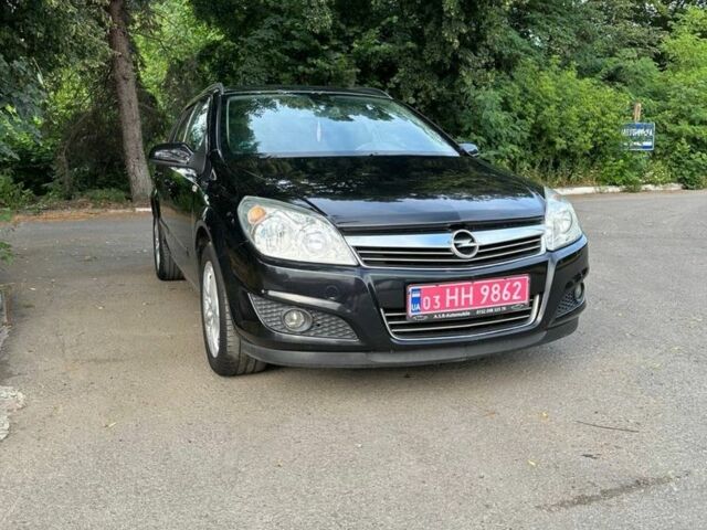 Черный Опель Астра, объемом двигателя 1.6 л и пробегом 152 тыс. км за 4800 $, фото 1 на Automoto.ua