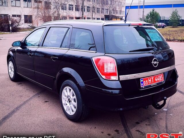 Черный Опель Астра, объемом двигателя 1.6 л и пробегом 172 тыс. км за 5350 $, фото 7 на Automoto.ua