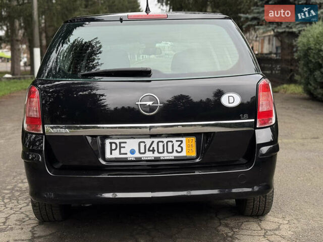 Черный Опель Астра, объемом двигателя 1.6 л и пробегом 228 тыс. км за 5750 $, фото 6 на Automoto.ua