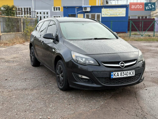 Черный Опель Астра, объемом двигателя 1.7 л и пробегом 300 тыс. км за 6150 $, фото 2 на Automoto.ua