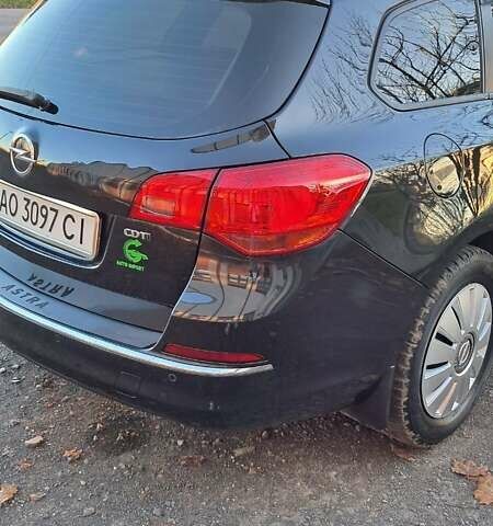 Черный Опель Астра, объемом двигателя 1.7 л и пробегом 267 тыс. км за 7199 $, фото 7 на Automoto.ua