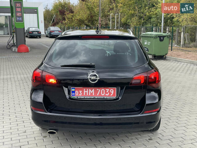 Черный Опель Астра, объемом двигателя 1.6 л и пробегом 125 тыс. км за 7450 $, фото 12 на Automoto.ua