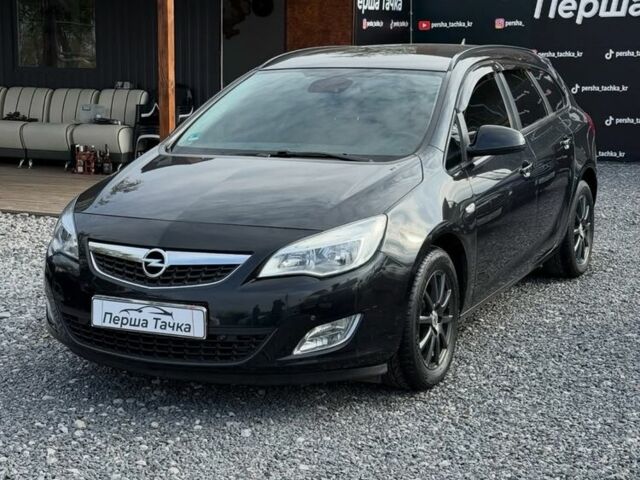 Черный Опель Астра, объемом двигателя 1.7 л и пробегом 212 тыс. км за 7000 $, фото 1 на Automoto.ua