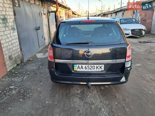Черный Опель Астра, объемом двигателя 1.6 л и пробегом 318 тыс. км за 5400 $, фото 11 на Automoto.ua