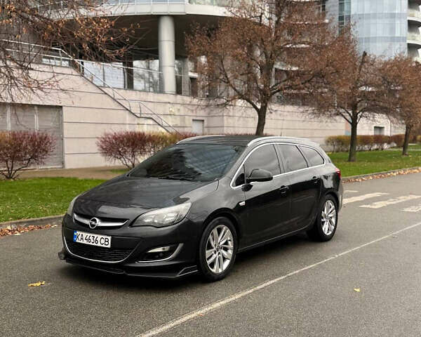 Черный Опель Астра, объемом двигателя 1.7 л и пробегом 245 тыс. км за 7000 $, фото 6 на Automoto.ua