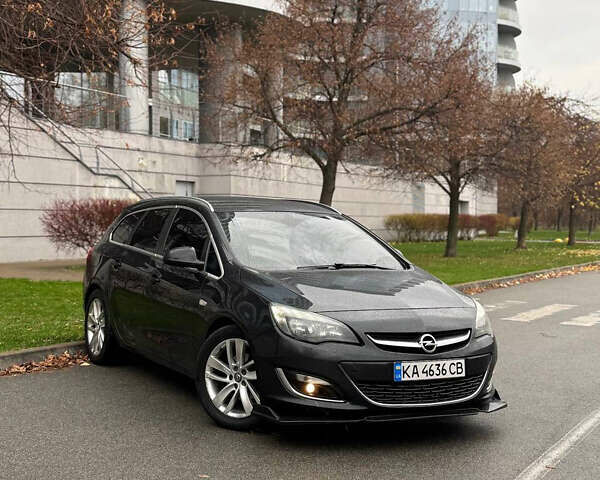 Черный Опель Астра, объемом двигателя 1.7 л и пробегом 245 тыс. км за 7000 $, фото 3 на Automoto.ua