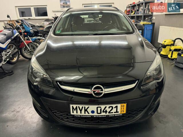 Черный Опель Астра, объемом двигателя 1.4 л и пробегом 203 тыс. км за 7250 $, фото 1 на Automoto.ua
