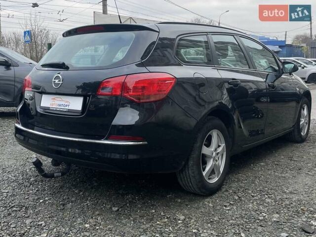 Черный Опель Астра, объемом двигателя 1.5 л и пробегом 197 тыс. км за 9400 $, фото 16 на Automoto.ua