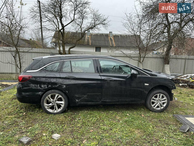 Черный Опель Астра, объемом двигателя 1.6 л и пробегом 250 тыс. км за 3200 $, фото 2 на Automoto.ua