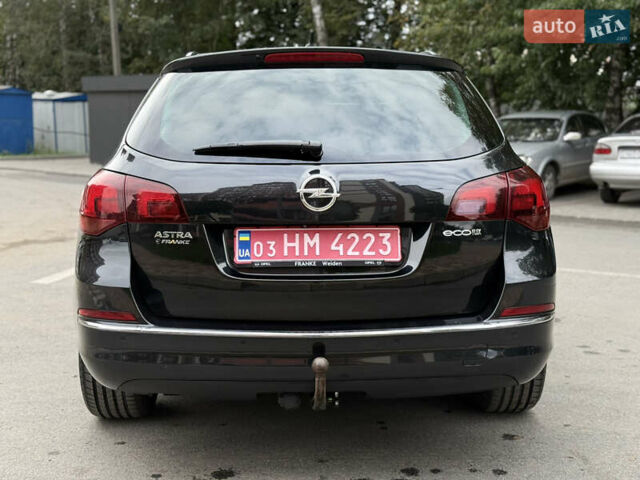 Черный Опель Астра, объемом двигателя 1.6 л и пробегом 243 тыс. км за 10350 $, фото 9 на Automoto.ua