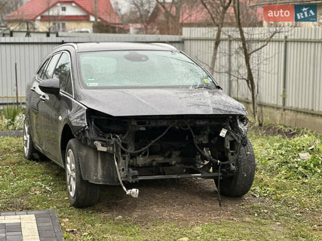 Черный Опель Астра, объемом двигателя 1.6 л и пробегом 250 тыс. км за 3200 $, фото 1 на Automoto.ua