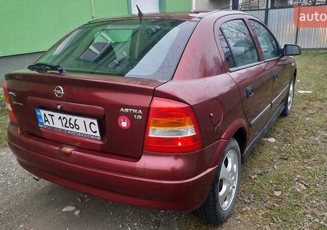 Красный Опель Астра, объемом двигателя 1.6 л и пробегом 250 тыс. км за 2700 $, фото 19 на Automoto.ua