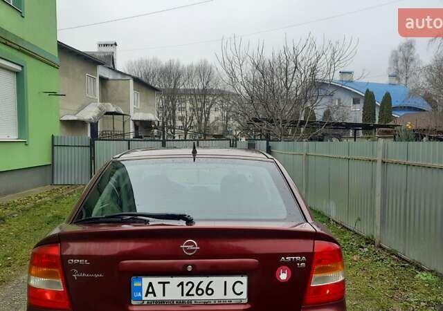 Красный Опель Астра, объемом двигателя 1.6 л и пробегом 250 тыс. км за 2700 $, фото 18 на Automoto.ua