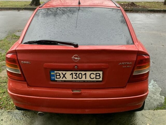 Красный Опель Астра, объемом двигателя 1.4 л и пробегом 3 тыс. км за 2300 $, фото 2 на Automoto.ua