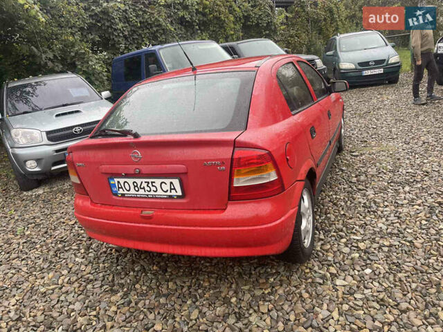Червоний Опель Астра, об'ємом двигуна 1.8 л та пробігом 300 тис. км за 2200 $, фото 6 на Automoto.ua