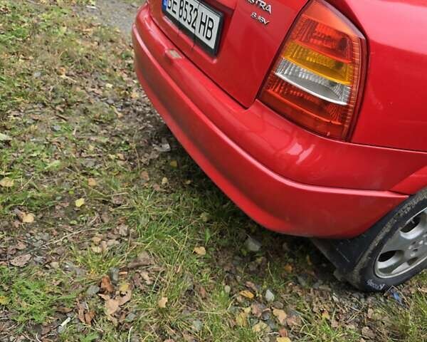 Красный Опель Астра, объемом двигателя 1.6 л и пробегом 345 тыс. км за 2990 $, фото 6 на Automoto.ua