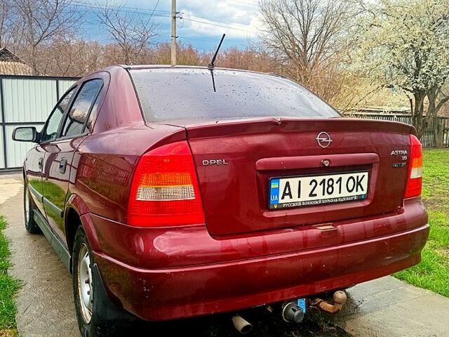 Червоний Опель Астра, об'ємом двигуна 1.6 л та пробігом 251 тис. км за 3000 $, фото 2 на Automoto.ua